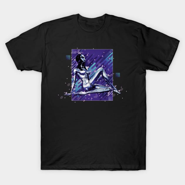 Holographically Waiting T-Shirt by ChrisOConnell